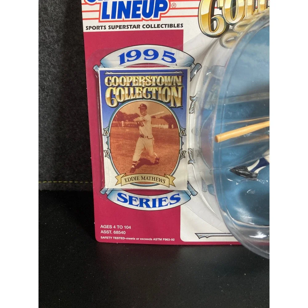 1995 Kenner Starting Lineup Eddie Mathews Cooperstown Collection Atlanta‎ Braves